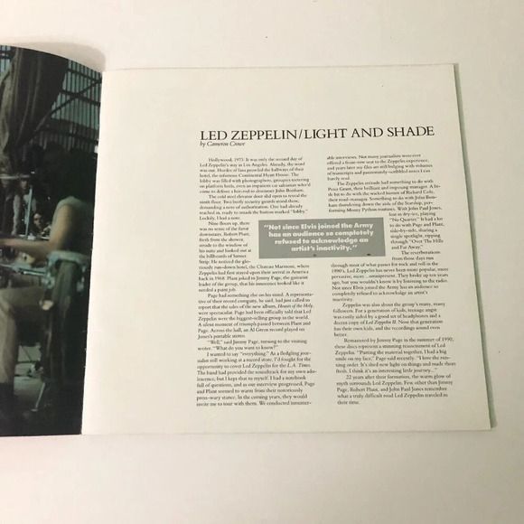 Vintage 1990 Led Zeppelin Tour Book Concert  Program - Picture 10 of 16